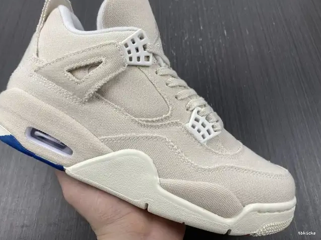 Reps TB Jordan 4 DQ4909-100 Canvas (W) Blank Retro 0526